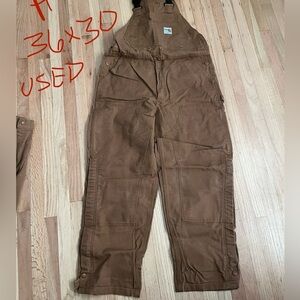 36x30 CARHARTT OVERALL BIB